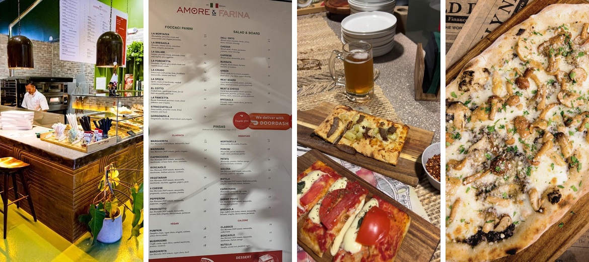 Amore & Farina: "In Pinsa We Trust" Menu